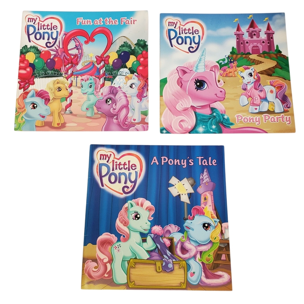 My Little Pony Paperback Books Picture Storybooks Lot Kids